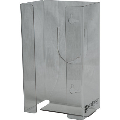 San Jamar G0803 1 Box Capacity Clear Disposable Glove Dispenser