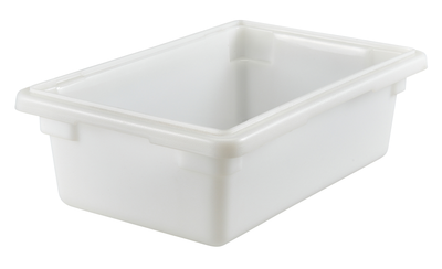 Cambro 12186P148 2 Gal. 18&quot; W x 12&quot; D x 6&quot; H Natural White Polyethylene Food Storage Container