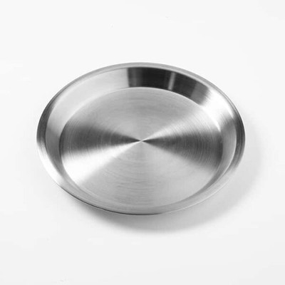 American Metalcraft 1187SS 10.13" x 0.75" Stainless Steel Pie Pan