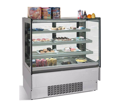 Infrico USA IDC-VON09PR 38.44" W Stainless Steel Full Service Refrigerated Flat Display Case - 115 Volts