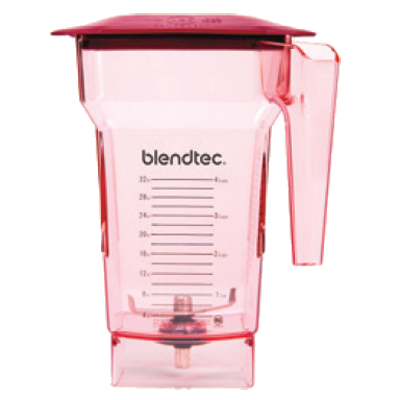 Blendtec 40-710-07 FourSide 75 Oz. Copolyester Jar - Red - Pack of 2