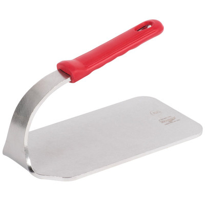 Vollrath 50661 1.6 lbs. 9" x 4-3/4" Red Stainless Steel Steak Weight