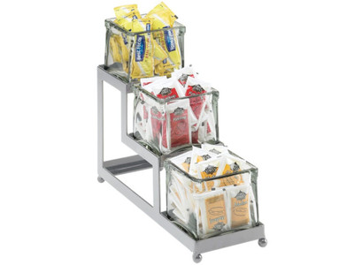 Cal-Mil 1803-4-49 3-Step Jar Display 4"W x 12"D x 10-1/2"H