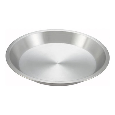 Winco APPL-10 10" x 1.5" Aluminum Pie Pan