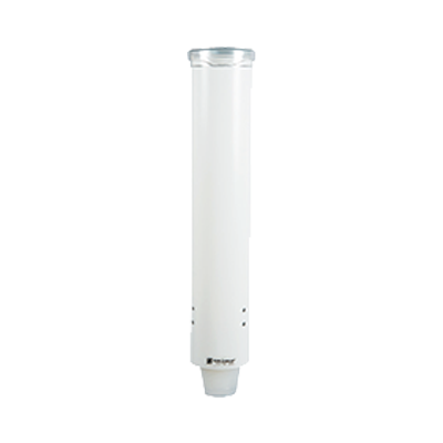 San Jamar C4160WH White Plastic 2-1/4" to 2-7/8" 16"L Water Cup Dispenser