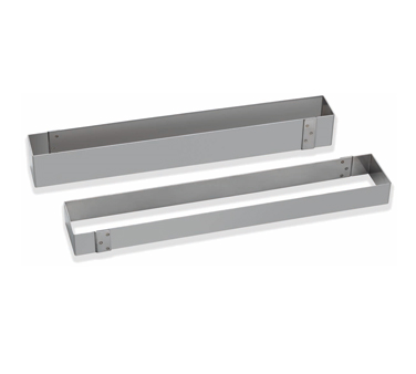 Matfer Bourgeat 371020 22"L x 2.75"W x 2.75"H Stainless Steel Rectangle Mousse Frame