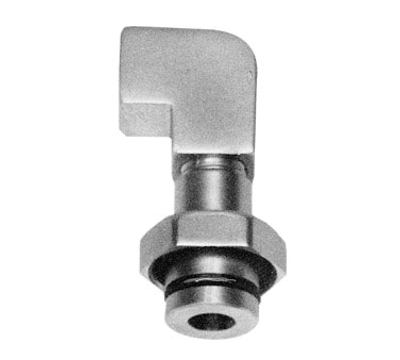 Fisher 2931 1/4" F Outlet Swivel Elbow Adapter For 1/2" Swivel Control Valves