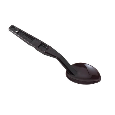 Cambro SPO11CW110 11" Black Polycarbonate Deli Spoon - 12/Case