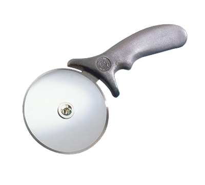 American Metalcraft PPC4 4&quot; Stainless Steel Pizza Cutter Black Plastic Handle