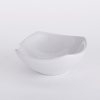 American Metalcraft SQSC30 3.5" 3 Oz. Ceramic Squound Sauce Cup