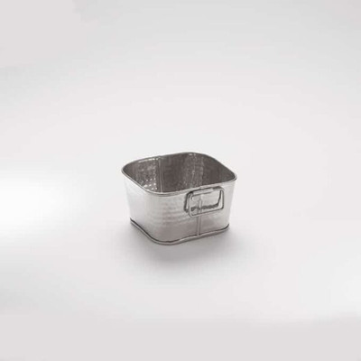 American Metalcraft STH6 Square Stainless Steel Tub 6" L x 6" W x 3.25" H