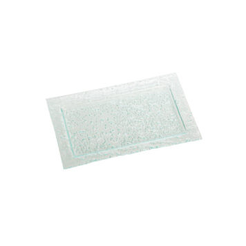 American Metalcraft BG159 Glass Green Rectangular Glacier Platter