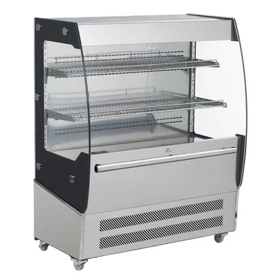 Admiral Craft BDVACM-200 39.5" W Black Diamond Vertical Air Curtain Merchandiser - 1280 Watts