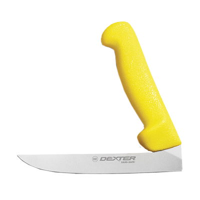 Dexter 3293 6" Bright Yellow Sani-Safe Boning Knife with Polypropylene Handle