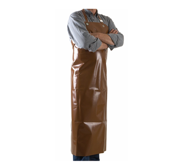 Matfer Bourgeat 774002 Brown Apron - 45"L x 35"W