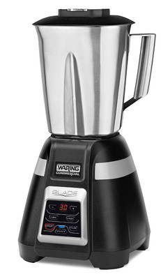 Waring BB340S Blade 48 Oz. Bar Blender with Stainless Steel Container and Electronic Touchpad Controls, and Timer - 120 Volts