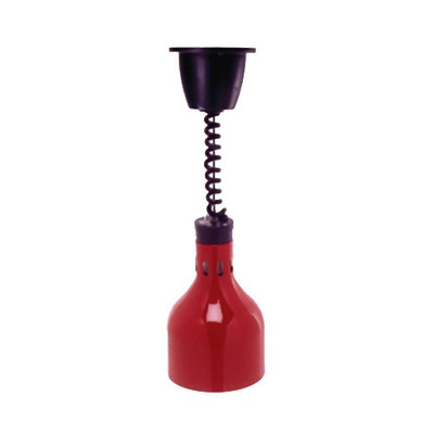 Cres Cor IFW6310PB 60.5" Adjustable Length Retractable Ceiling Mounted Polished Brass Hood Warmer with 1 Infra Red Bulb - 250 Watts