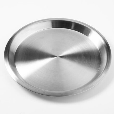 American Metalcraft 1300SS 13.13" x 0.88" Stainless Steel Pie Pan