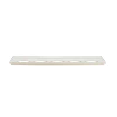 Bon Chef 9576PWHT 20.1" Pearl White Aluminum Smart Bowl Tile