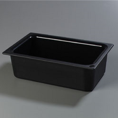 Carlisle CM110003 6"H Black Coldmaster Food Pan
