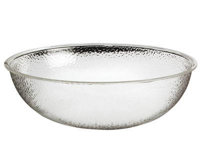 Cal-Mil 401-18-34 17-3/4"W Clear Round Salad Bowl