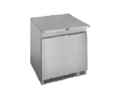 Randell 9404F-32-290 32"W One-Section Solid Door Reach-In Undercounter Freezer