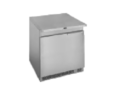 Randell 9404F-32-290 32"W One-Section Solid Door Reach-In Undercounter Freezer