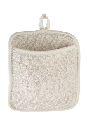 Winco PH-9W 9.5" W x 8.5" D White Terrycloth Pot Holder (5 Dozen)