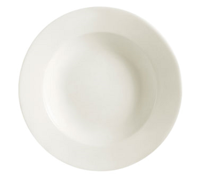 CAC China REC-105 16 Oz. American White Ceramic Round REC Pasta Bowl (1 Dozen)