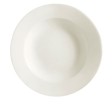 CAC China REC-105 16 Oz. American White Ceramic Round REC Pasta Bowl (1 Dozen)