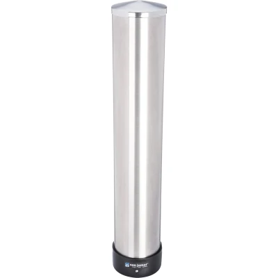 San Jamar C3400P Stainless Steel 23-1/2"L Cup Dispenser