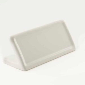 American Metalcraft CMCSW2 5" W White Ceramic Menu and Card Sign