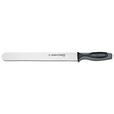 Dexter 29353 12" Scalloped Edge Roast Slicer with Soft-to-the-Touch Handle
