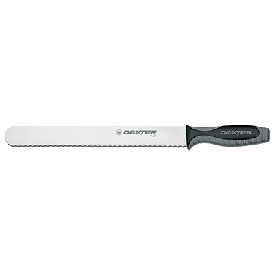 Dexter 29353 12" Scalloped Edge Roast Slicer with Soft-to-the-Touch Handle
