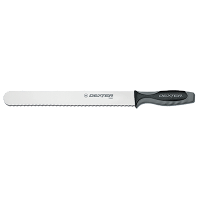 Dexter 29353 12" Scalloped Edge Roast Slicer with Soft-to-the-Touch Handle