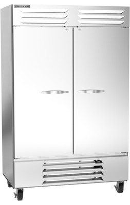 Beverage Air RB49HC-1S 52" W Two-Section Solid Door Reach-In Vista Refrigerator