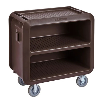 Cambro SC330131 37.5" W Brown Polyethylene Solid Service Cart Pro