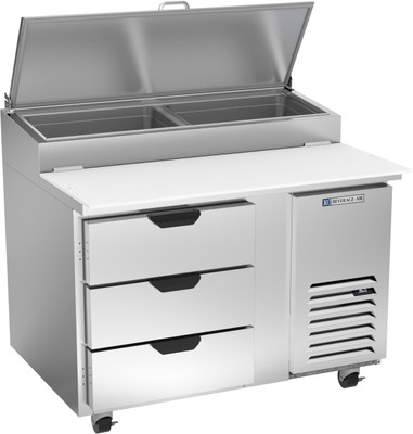 Beverage Air DPD46HC-3 46" W One-Section Pizza Top Refrigerated Counter
