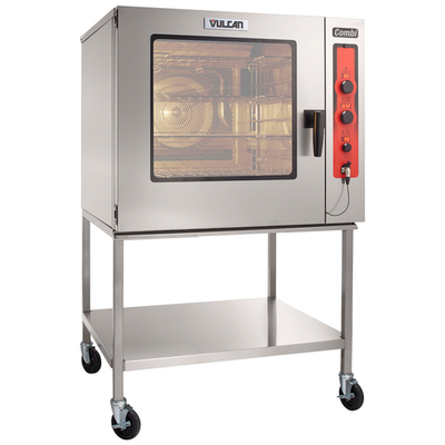 Vulcan ABC7G-NATP 42.2&quot; W Natural Gas Stainless Steel Boilerless Combi Oven and Steamer - 80,000 BTU