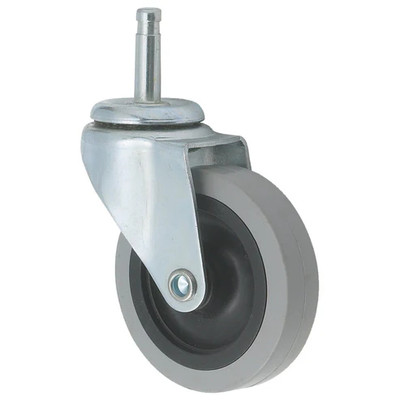 Winco Dlr-18-W Caster 3" Dia. 80 Lb. Capacity Swivel Stem Without Brake