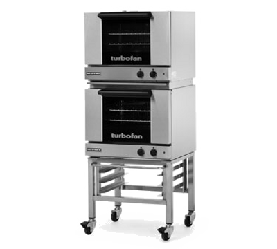 Moffat E22M3 Doublestack casters Turbofan Electric Convection Oven (2 each E22M3 +1 each DSK22/23C)