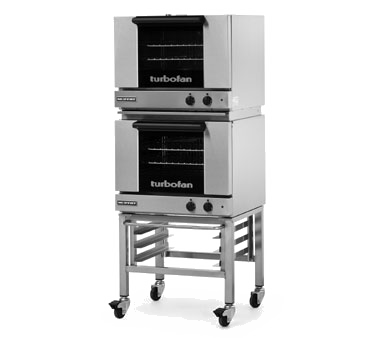 Moffat E22M3 Doublestack casters Turbofan Electric Convection Oven (2 each E22M3 +1 each DSK22/23C)