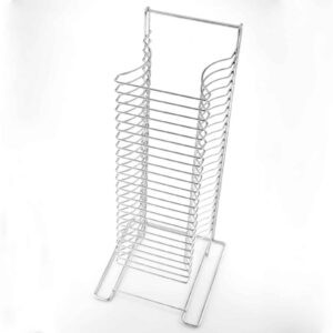 American Metalcraft 19024 24 Shelves Chrome Plated Steel Pizza Pan Rack