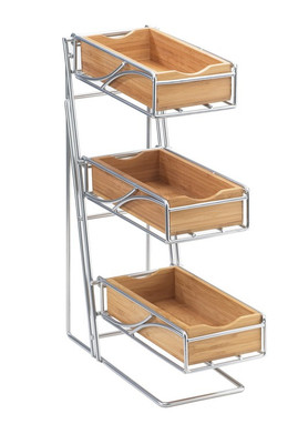Cal-Mil 1235-39-60 Condiment/Flatware Display 5-1/4"