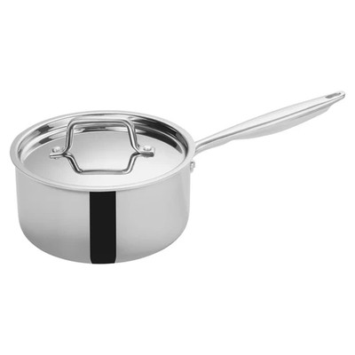 Winco TGAP-4 3.50 Qt Tri-Ply Tri-Gen Induction-Ready Sauce Pan