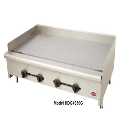 Wells HDG-6030G 59" Natural Gas Countertop Griddle - 150,000 BTU