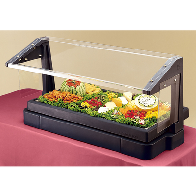Cambro BBR480110 48"W Black Plastic Table Top Buffet Bar