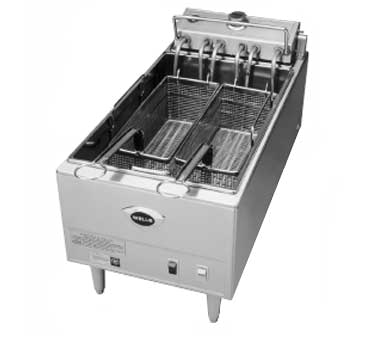 Wells F-1725 40 lb Single Electric Countertop Fryer - 208 Volts