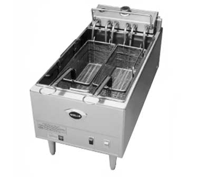 Wells F-1725 40 lb Single Electric Countertop Fryer - 208 Volts