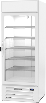 Beverage Air MMF27HC-1-W-IQ 31.25"W One-Section Glass Door MarketMax DUAL TEMP Merchandiser